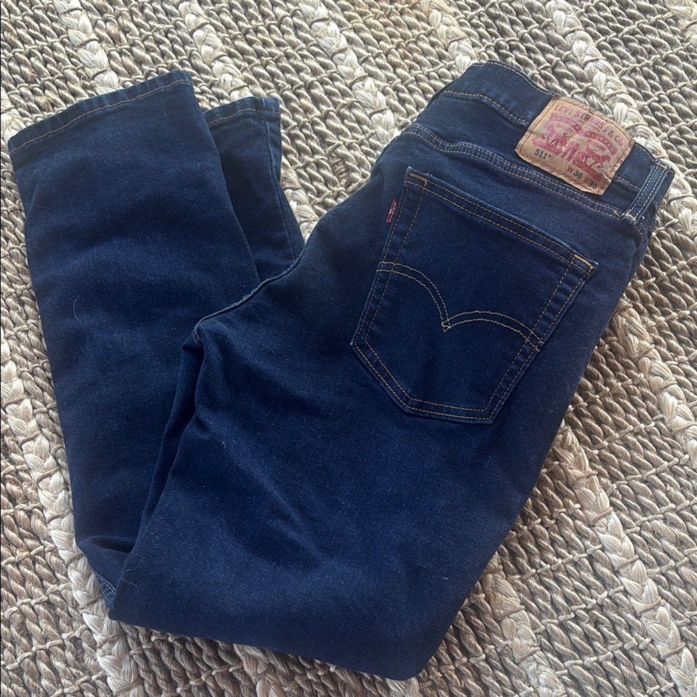 Levi's® 511 Slim Fit Stretch Original Jeans Genuine Denim Dark Blue